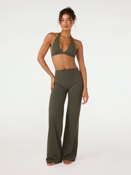 Crop Shop Boutique Pants - CSB Fade Everyday Pants in Deep Olive, Size X-Small